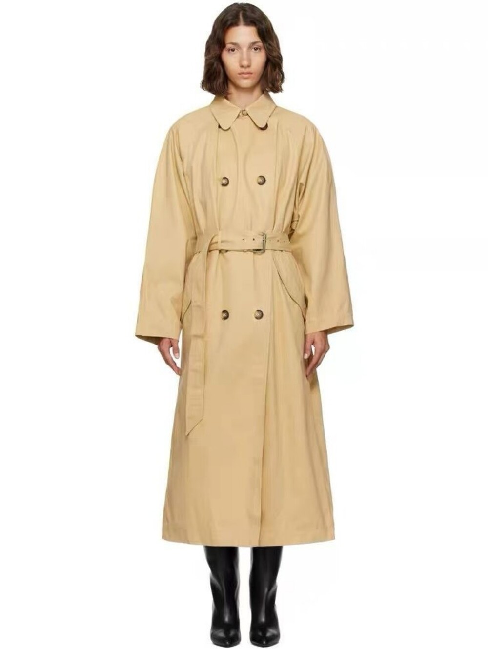 Isabel Marant Etoile Beige Cacilda Trench Coat